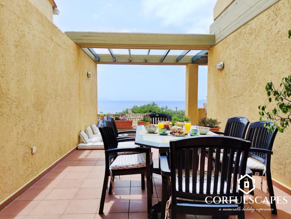 Mira El Mar By Corfuescapes Villa Barbati Ngoại thất bức ảnh