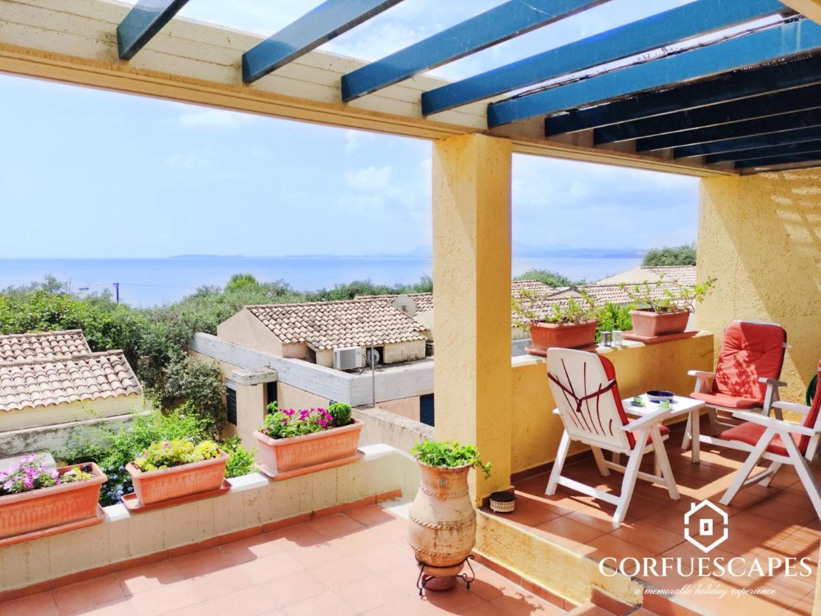 Mira El Mar By Corfuescapes Villa Barbati Ngoại thất bức ảnh