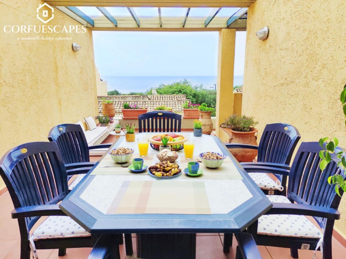 Mira El Mar By Corfuescapes Villa Barbati Ngoại thất bức ảnh
