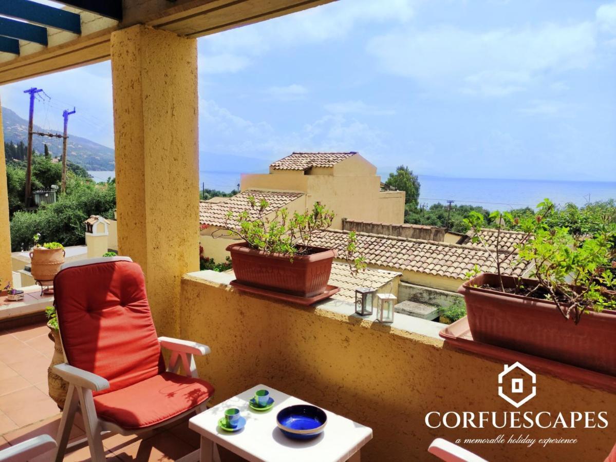 Mira El Mar By Corfuescapes Villa Barbati Ngoại thất bức ảnh